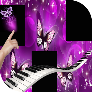 New Piano Tiles Purple Butterfly