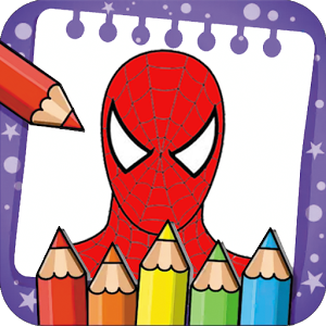 The amazing spider hero Coloring Book