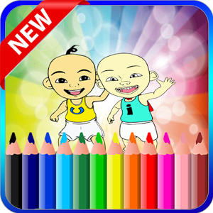 Coloring Book for Cartoon Upin Ipin