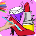 Beauty Coloring Books: Fashion Coloring Pages安卓手机版下载