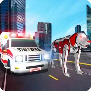 美国救护车改造机器人救援狗机器人游戏