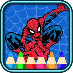 spider of man coloring super heroes fans