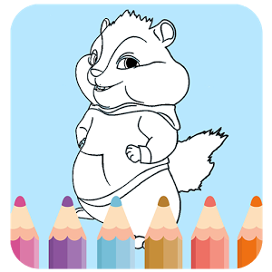 Coloring Game Chipmunk