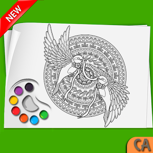 Mandala Coloring Book : Coloring Mandalas pages