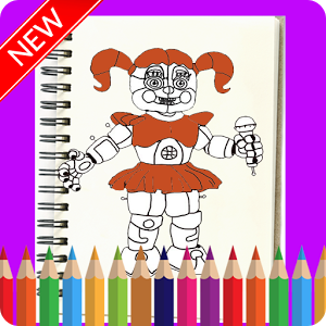 Circus Baby coloring book