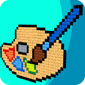 The pixel art : coloring & drawing by pixels