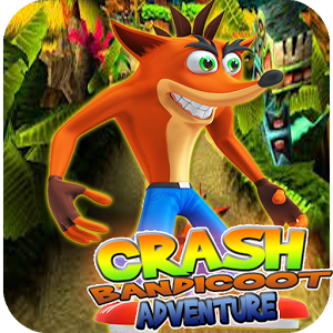 Adventure Crash bandicoot Run World N'sane