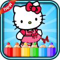 coloring hellow cat of kitty fans费流量吗