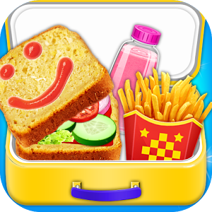 School Lunch Maker - Burger, Sandwich, Fries,Juice