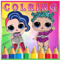 Lol dolls Surprise Coloring Book Games 2018iphone版下载