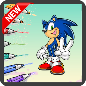 Coloring Book Game Sonic