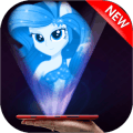 Hologram Fluttershy Rarity Rainbow Dash Pony Girl手机版下载