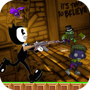 fight bendy ink vs zombie in epic