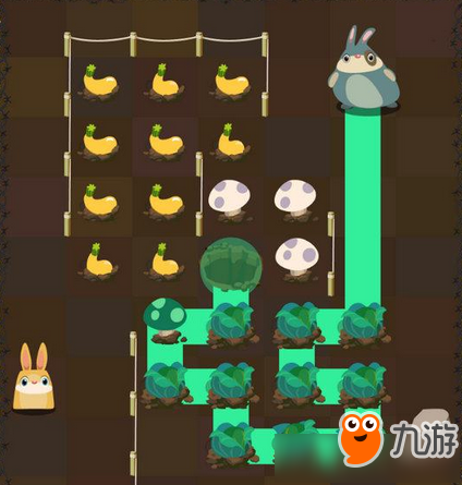 《patchmania兔子复仇记》穿过大火第41关图文攻略