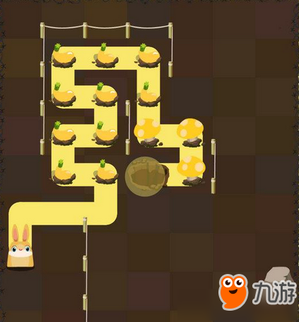 《patchmania兔子复仇记》穿过大火第41关图文攻略