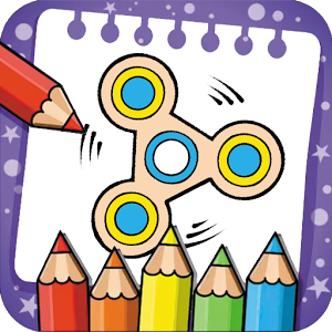 Fidget Spinner coloring book