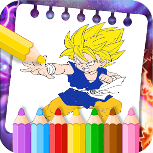 Learn to color Dragon Ball