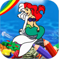 Princess Mermaid Coloring Game快速下载