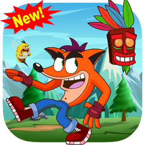 Bandicoot Game Adventure Run Super Crash Jungle