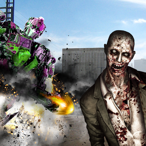 Robot Zombie Shooting : Transform Fighting War