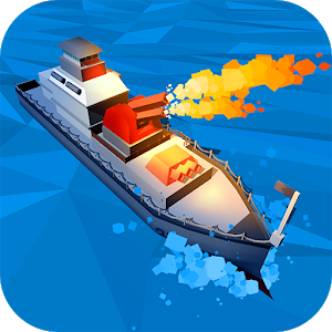 Naval Battleship Pixel Bay Shooting War