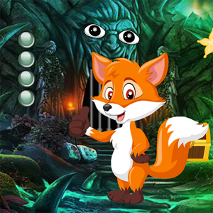 Cartoon Fox Rescue Best Escape Game-305