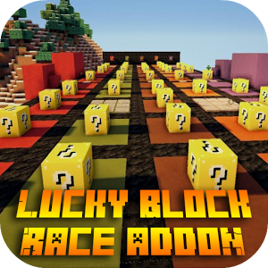 Lucky Block Race 2018 for MCPE