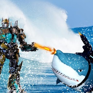 Robot VS Shark