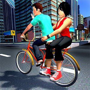 Modern City BMX Bicycle Taxi Driving Simulator 18