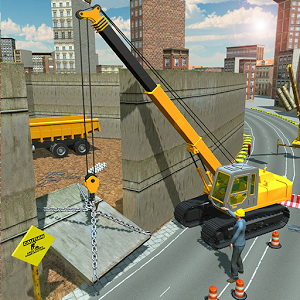 Security Wall Construction & Cargo Simulator 2018