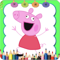 How to color Peppa the nice Pigiphone版下载