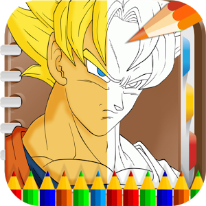 Super Saiyan Dragon Ball Goku Kids Coloring Book