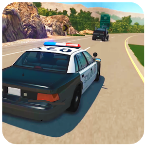 Police vs Terrorist : City Escape Car Driving Game