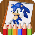 How to color Sonic Hedgehog怎么下载到电脑