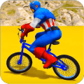 Superheroes Bmx Racing: Bicycle Xtreme Stunts下载地址