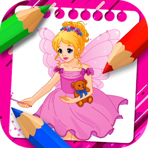 Fairy Coloring Book - Cut Fairy Coloring Book 2018