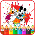 Coloring Mickey And Minnie Character在哪下载