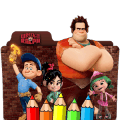 coloring wreck it ralph for fans中文版下载