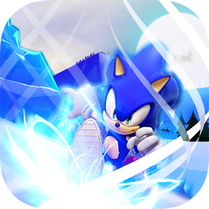 Supe Sonic Temple Blue World Runner adventure jung