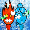 Puzzle Redboy and icegirl : Temple Maze for kids破解版下载