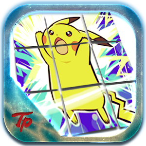 Slide Puzzle For Pokemon Pikachu