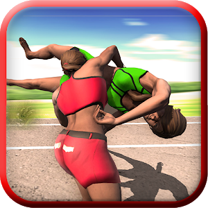 Real Kabaddi Fighting: Girls Wrestling Game 2018