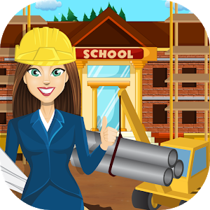Build high school building - construction factory