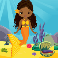 Cute Mermaid Girl Rescue Kavi Escape Game-321中文版下载