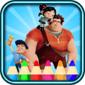 coloring wreck it ralph fans版本更新