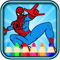 amazing spider coloring man of super heroes快速下载