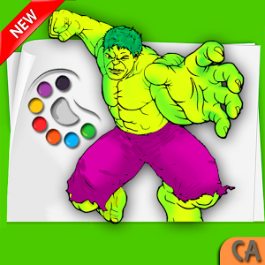 Hulk Coloring pages :Superheroes Coloring book
