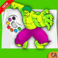 Hulk Coloring pages :Superheroes Coloring book在哪下载