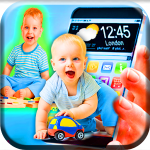 Virtual baby in phone Screen - Baby Phone