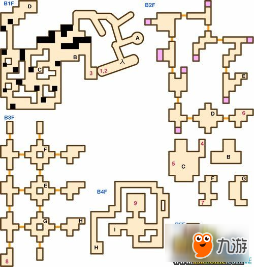 勇者斗恶龙5迷宫地图及路线介绍